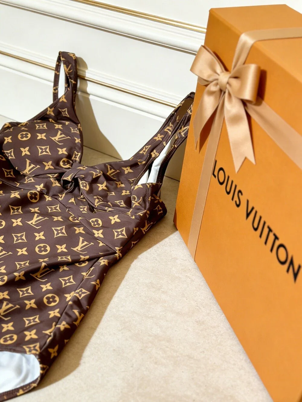 LV Classic Monogram One Piece Swimsuit - Picture 3 of 6